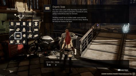 code vein valuables guide